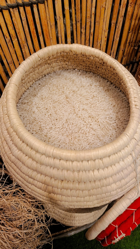 خمره برنج حصیری دستباف ۱۲ کیلویی